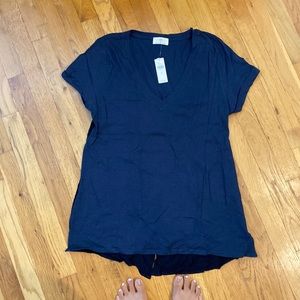 Brand NWT navy TLA top